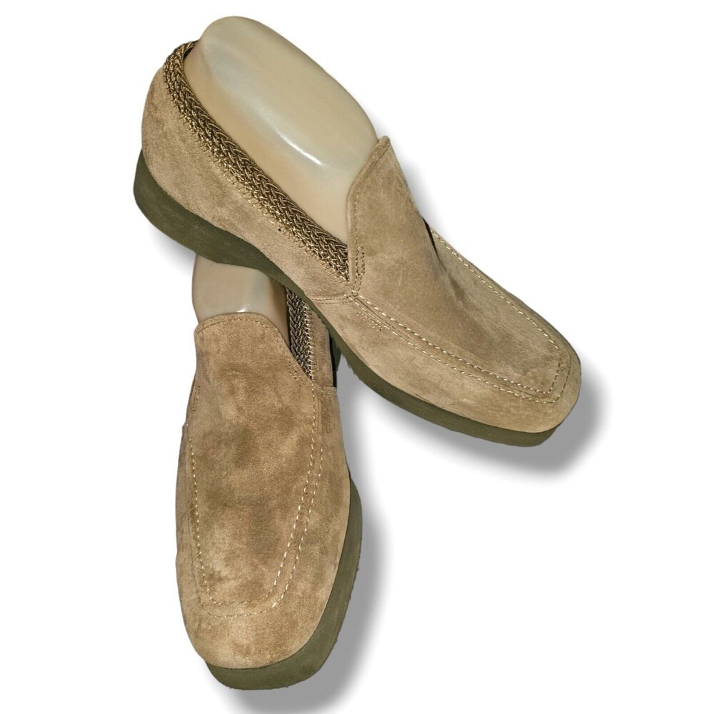 Vintage SEARS 60s Men’s OINKERS Shoes NWOB Tan Pigskin Casual Loafers Size 7 WWW